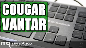 Обзор COUGAR VANTAR. Бесшумная игровая клавиатура с подсветкой и тактильной отдачей