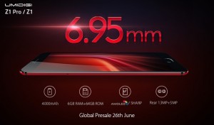 Компания UMIDIGI выпустила флагман Z1 PRO