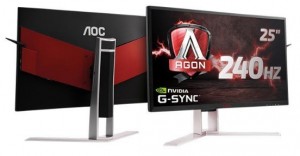 AOC продемонстрировала игровой монитор AGON G-SYNC с частотой 240 Гц