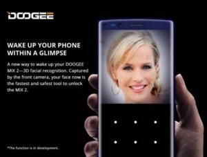 Doogee Mix 2 со своим сенсором Face ID