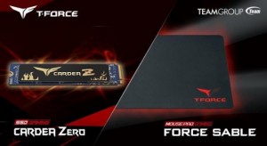 Группа Team T-Force Cardea Zero M.2 SSD и T-Force Sable Коврик для мыши