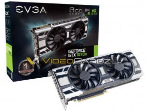 Видеокарты EVGA GeForce GTX 1070 Ti