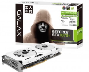 Galax представила GeForce GTX 1070 Ti с белым кожухом