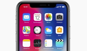 iPhone X с выгорающим дисплеем