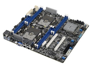 Плата ASUS Z11PA-D8 поддерживает  установку двух чипов Intel Xeon Scalable