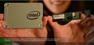 Intel показала SSD объемом 1TB BGA небольших размеров