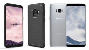 Samsung Galaxy S9 в чехле на фото