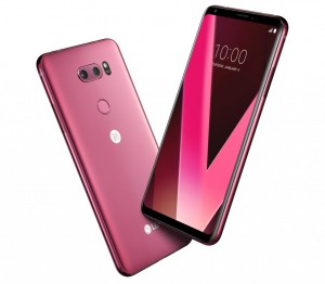 Представлен розово-малиновый LG V30
