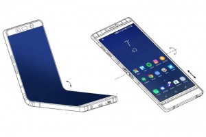 Складной смартфон Samsung Galaxy X показали на CES 2018