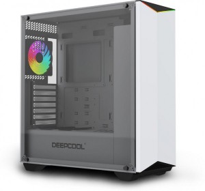 Корпус Deepcool Earlkase RGB WH получил  вентилятор с многоцветной RGB-подсветкой 