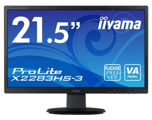 Монитор Iiyama ProLite X2283HS-3 оценен в 125 евро