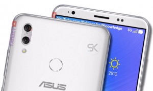 Полноэкранный Asus ZenFone 5 засветился на рендере