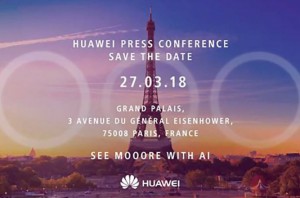 Объявлена дата выхода флагманского смартфона Huawei P20