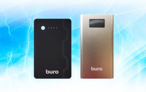 Внешние батарейки BURO RA-10000-QC3.0 и RA-13000-QC3.0 с быстрой зарядкой