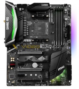 Появились снимки платы MSI X470 Gaming Pro Carbon AC
