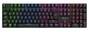 Представлена клавиатура Sharkoon PureWriter RGB с RGB-подсветкой