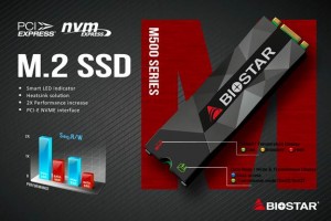 Анонсирован выход NVMe SSD BIOSTAR M500 в M.2 исполнении