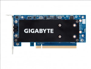 Gigabyte выпускает платы расширения PCIe с четырьмя SSD-накопителями M2
