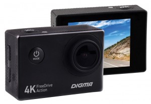 Видеорегистратор с функцией 4К-видео от DIGMA: FreeDrive Action 4K
