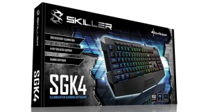 Представлена игровая клавиатура Sharkoon Skiller SGK4 