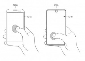 Samsung патентует новый вид сканера отпечатков пальцев