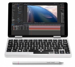 Мини-ноутбук One Mix 2 Yoga оборудован сенсорным дисплеем размером 7 дюймов по диагонали