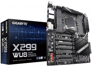 Плата Gigabyte X299-WU8 получила семь слотов PCIe 3.0 x16