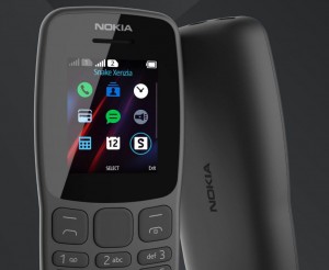 Кнопочный Nokia 106 работает 21 день на одном заряде