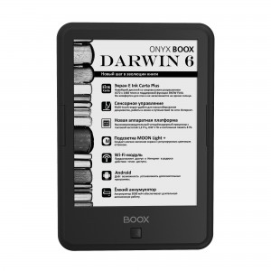 Представлен ридер ONYX BOOX Darwin 6 с экраном E Ink Carta Plus