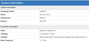 Смартфон Vivo Z3 Pro получит 10 Гб оперативную память