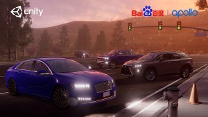 Baidu задействует игровой движок Unity для тестирования своих автомобилей