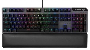 Клавиатура ASUS  TUF Gaming K7 защищена от влаги и пыли по стандарту IP56