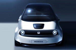 Эскиз нового автомобиля Honda Urban EV