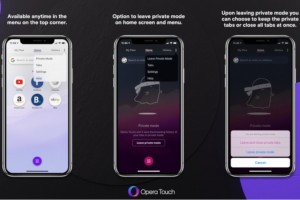 Opera Touch доступна для iPad