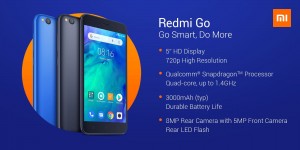Представлен смартфон Xiaomi Redmi Go с низкой стоимостью