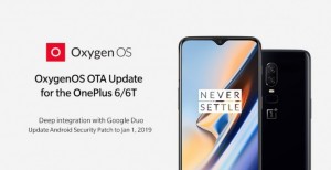 Свежее обновление OxygenOS для  OnePlus 6/6T с глубокой интеграцией Google Duo