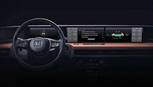 Представлена приборная панель будущего автомобиля Honda Urban EV