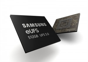 Samsung начинает массовое производство чипов памяти eUFS 3.0 ёмкостью 512 ГБ