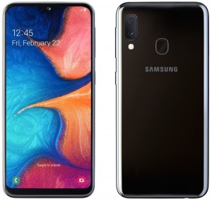 Samsung Galaxy A20e выглядит привлекательно