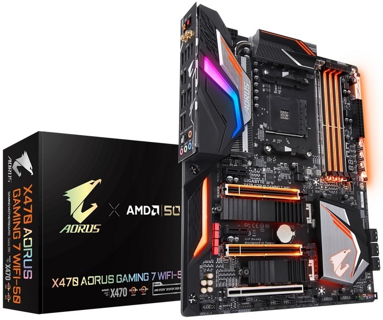 Aorus x470 ultra gaming горит красным vga