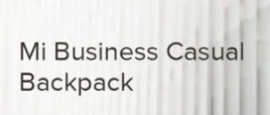 Xiaomi представила рюкзак Mi Business Casual Backpack с защитой от воды IPX4