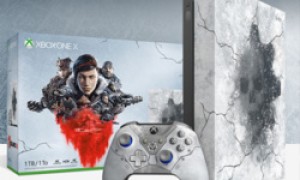 Ограниченный выпуск консоли и контроллера Xbox One X в теме Gears 5