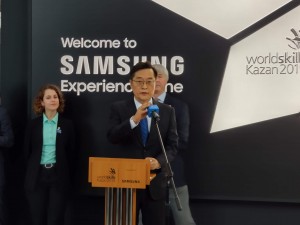 Samsung Electronics открыла своей стенд на чемпионате WorldSkills Kazan 2019