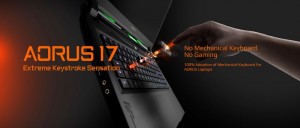Мощный игровой ноутбук Aorus 17 с механической клавиатурой и экраном 240 Гц
