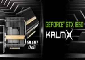 Palit представила видеокарту GeForce GTX 1650 KalmX с пассивным охлаждением