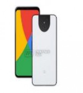 Google Pixel 5 с тройной камерой в белой расцветки корпуса