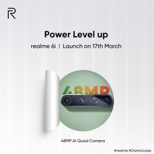 Realme 6i получит 48 МП камеру и батарею емкостью 5000 мАч 