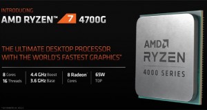 Процессор AMD Ryzen 7 4700G разогнали до 4,96 ГГц 