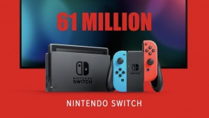 Игровая приставка Nintendo Switch продана в количество 61 миллиона единиц