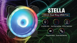 GELID представила корпусный вентилятор Stella RGB 
